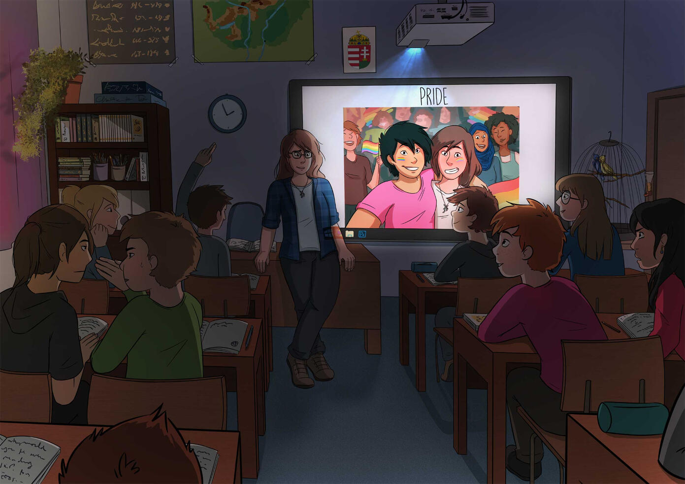 Labrisz project - pride in class